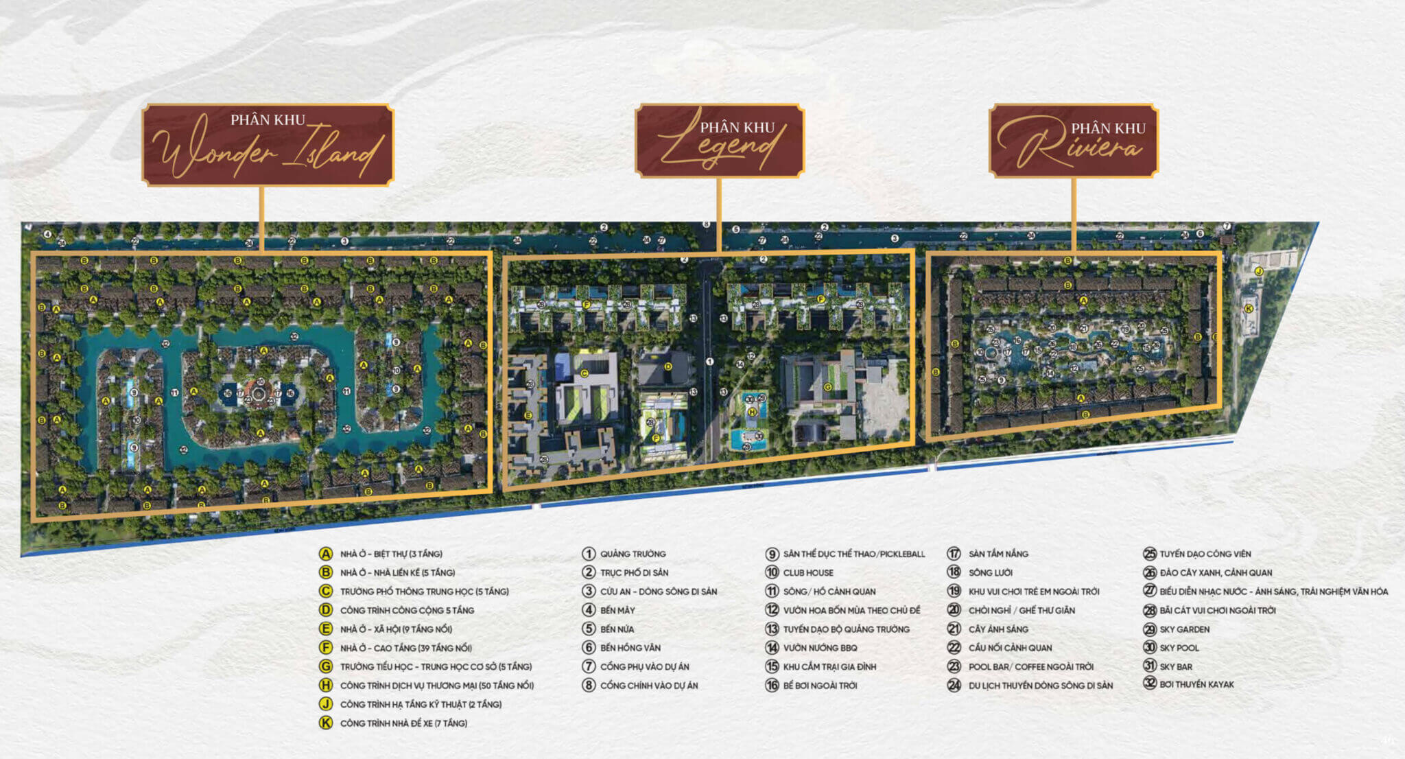 tiện ích dự án sunshine legend city hưng yên