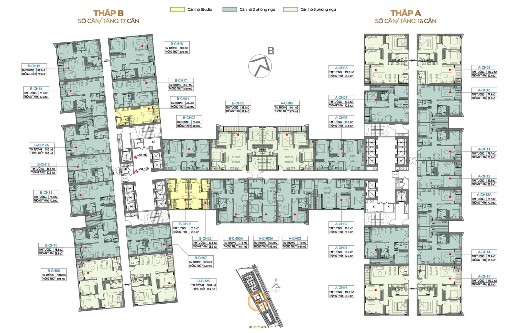 mặt bằng tòa legend 3 dự án sunshine legend city hưng yên